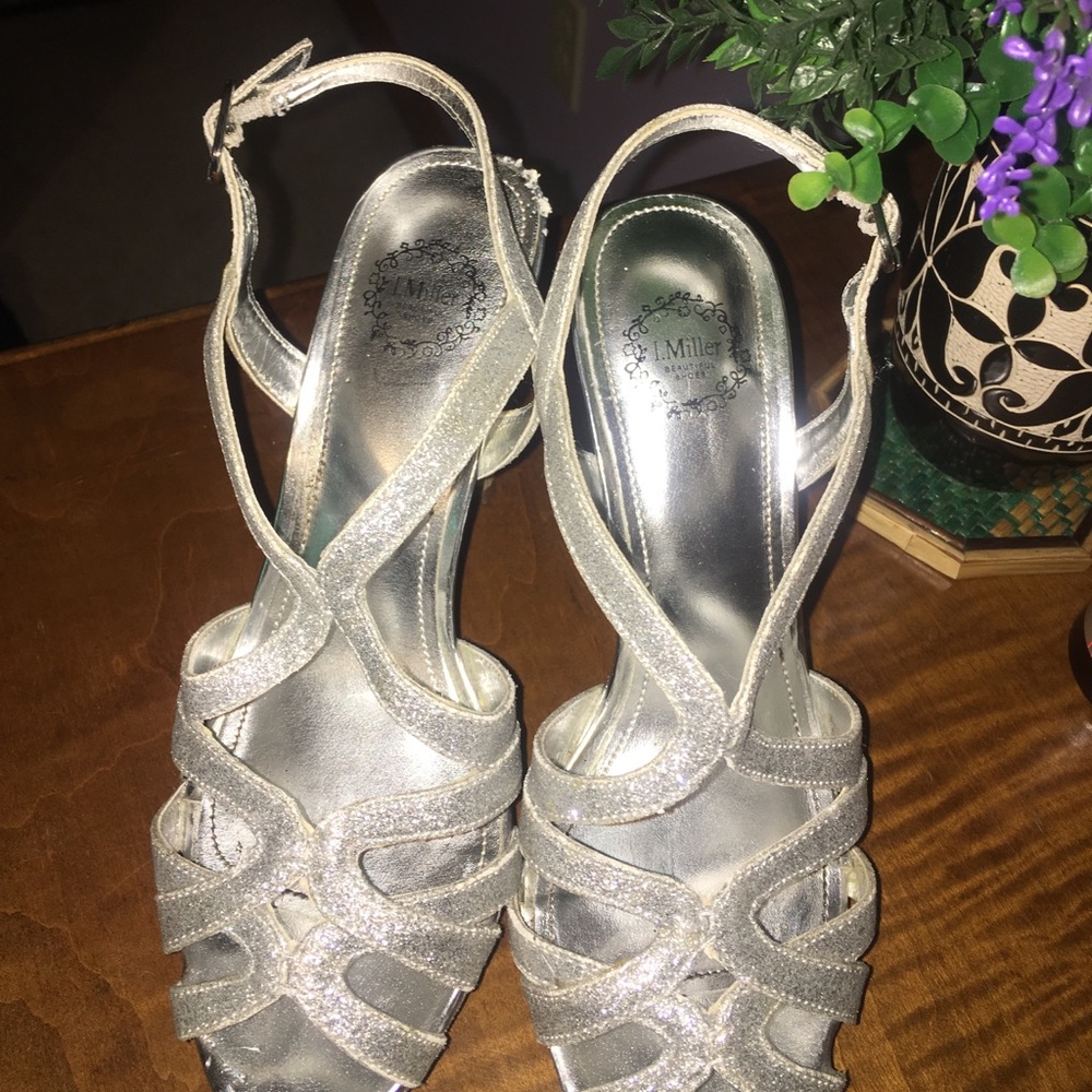 Silver heels